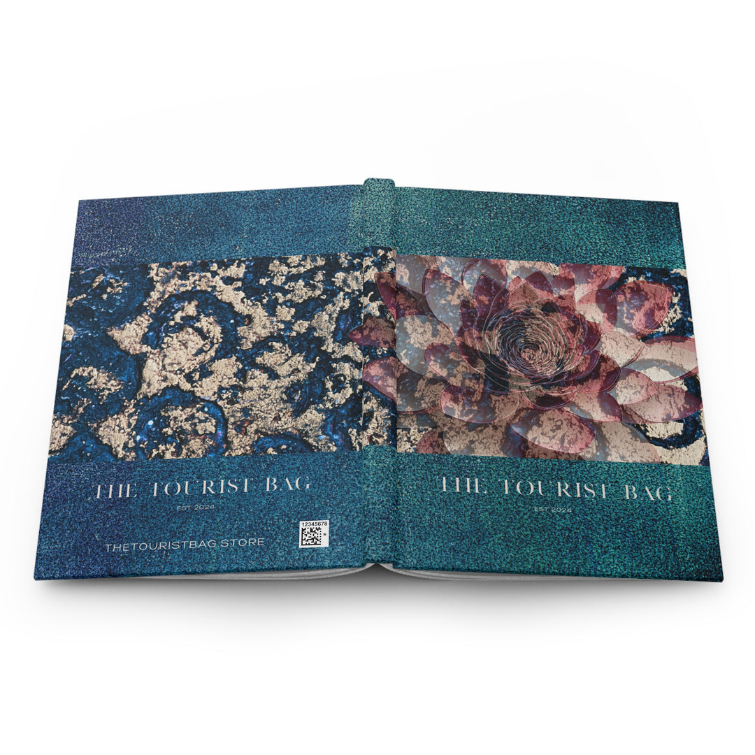 Midnight Luxe Hardcover Journal – Elegant Travel & Glamping Diary