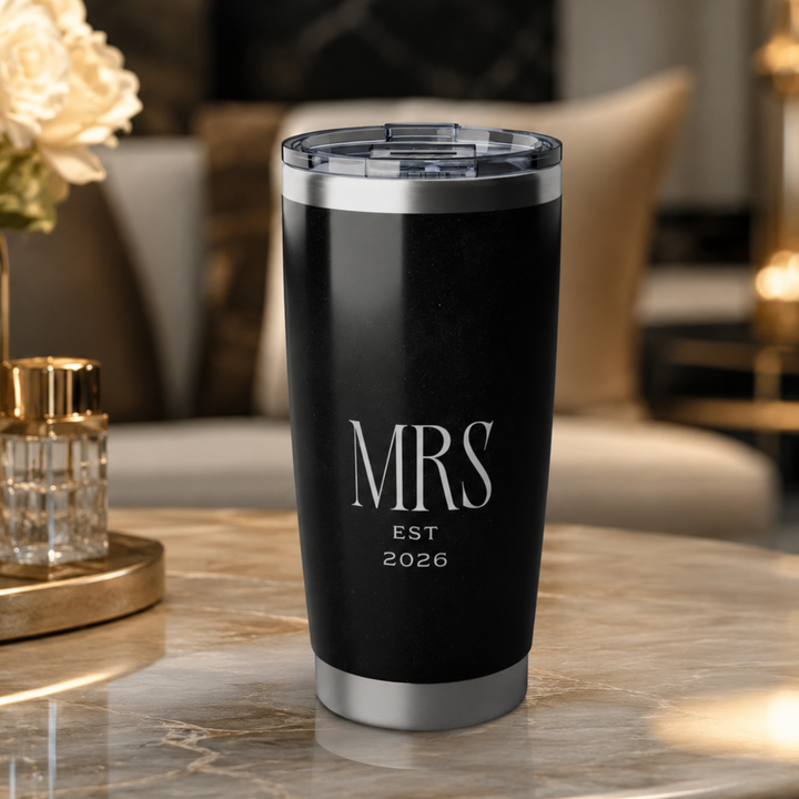 Midnight Union Mrs Est 2026 Vagabond 20oz Travel Tumbler
