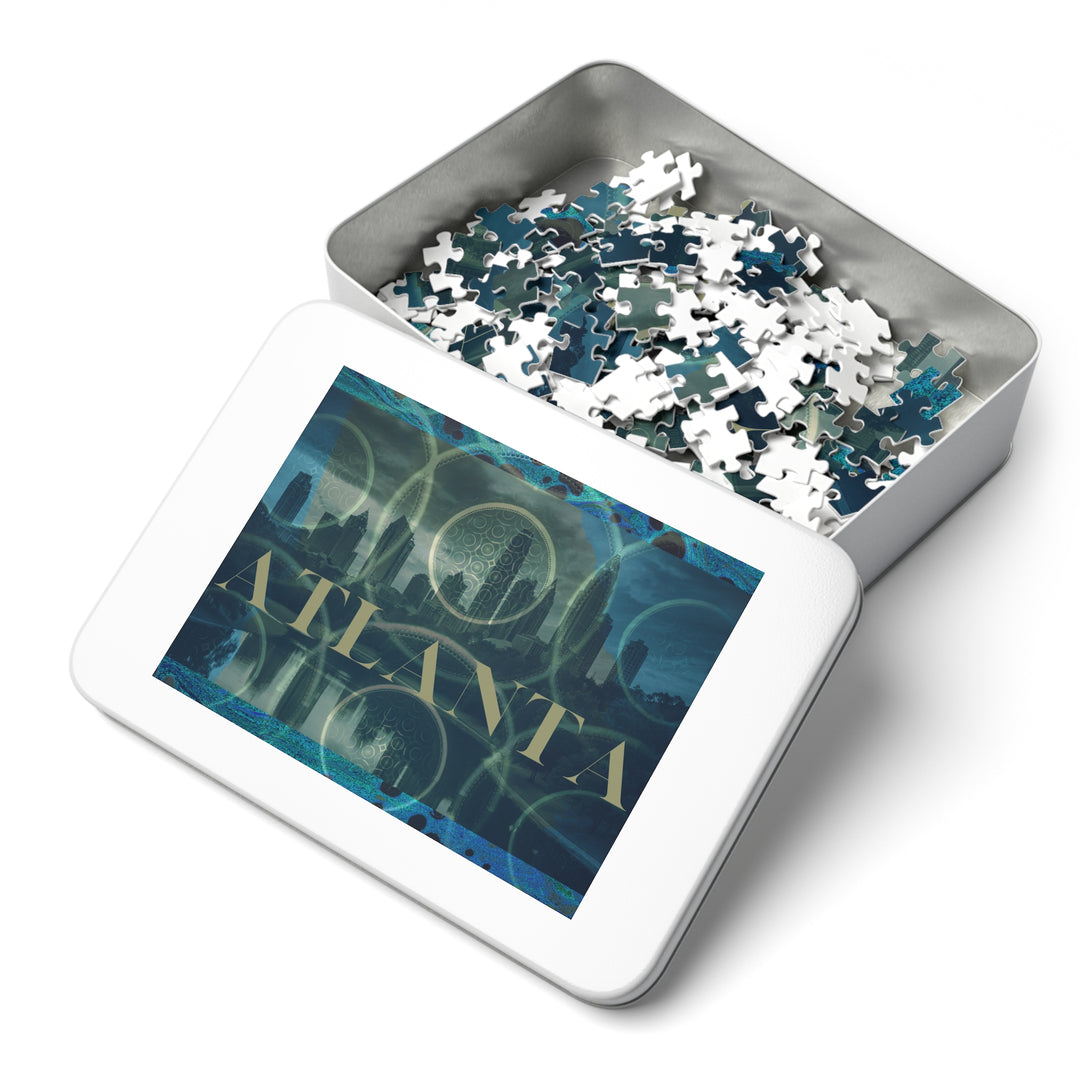 City Currents – Atlanta, Jigsaw Puzzle with Tin (252 pcs)