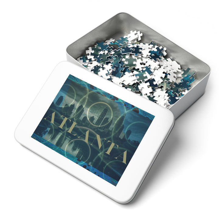City Currents – Atlanta, Jigsaw Puzzle with Tin (252 pcs)