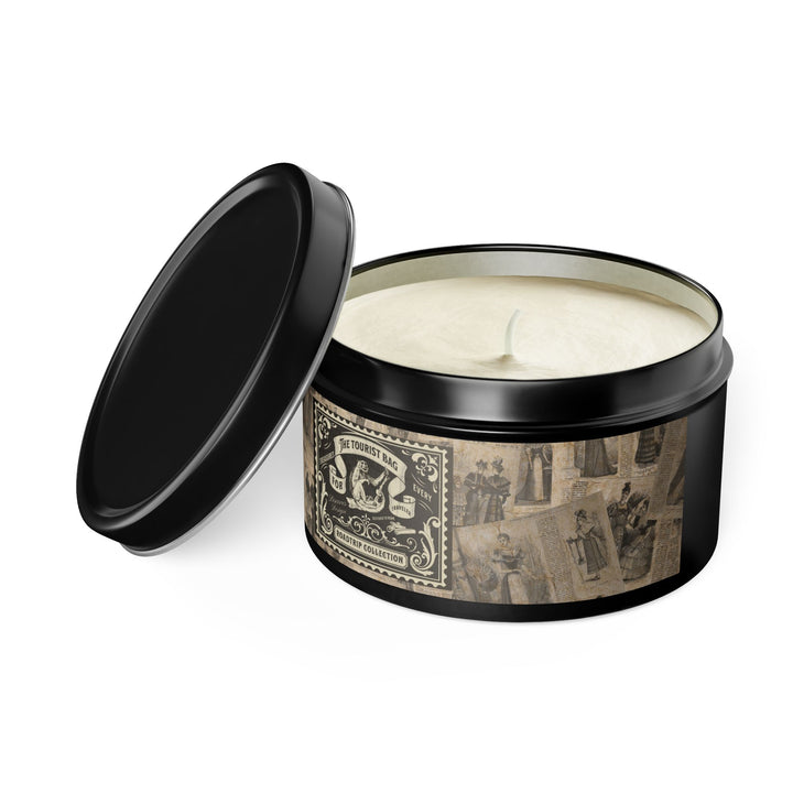 Road Trip Tales – Classic Storybook Edition, Tin Candle (Black — 8oz)