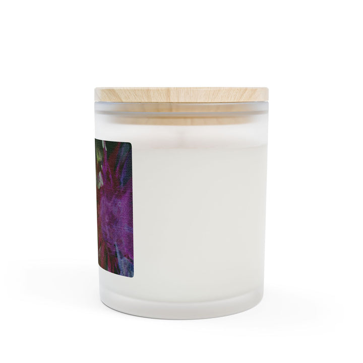 Stamped Syrah – Frosted Glass Candle 11oz (Lavender)