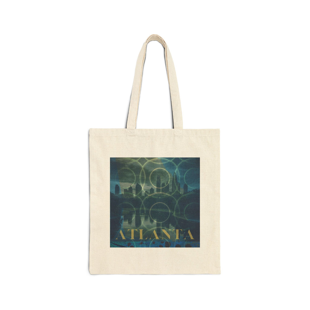 Atlanta Series, City Currents – Cotton Canvas Tote Bag product image from The Tourist Bag