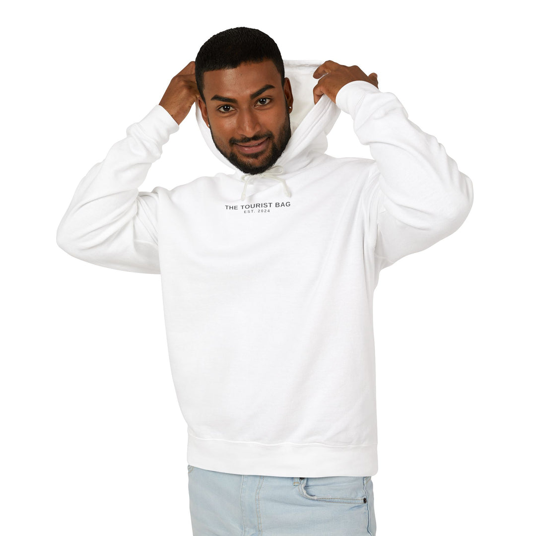 Atlanta Coordinates Hoodie – ATL City Edition, Unisex Lightweight Hooded Sweatshirt (White)