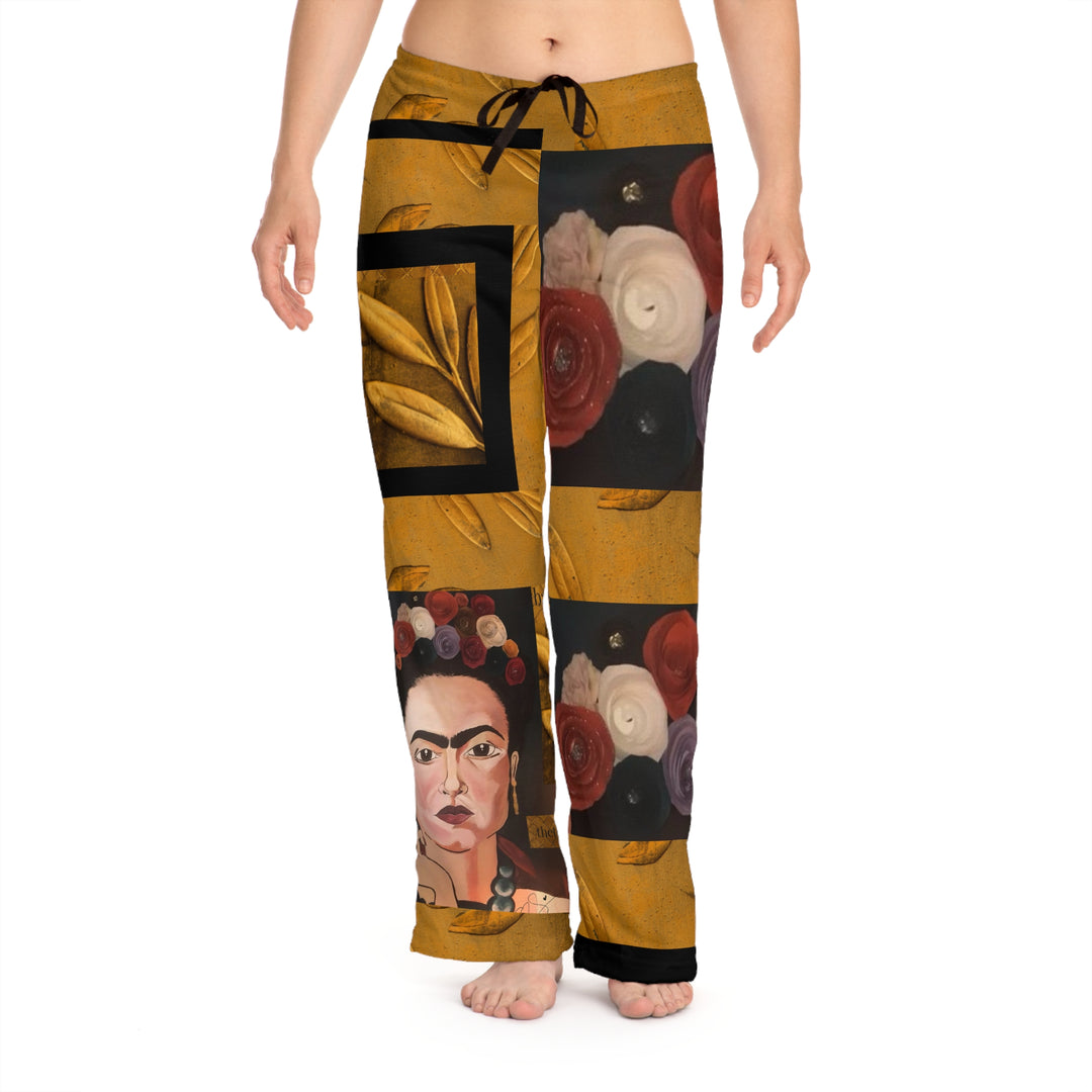 Frida by Aura – Eternal Marigold Women's Pajama Pants product image from The Tourist Bag