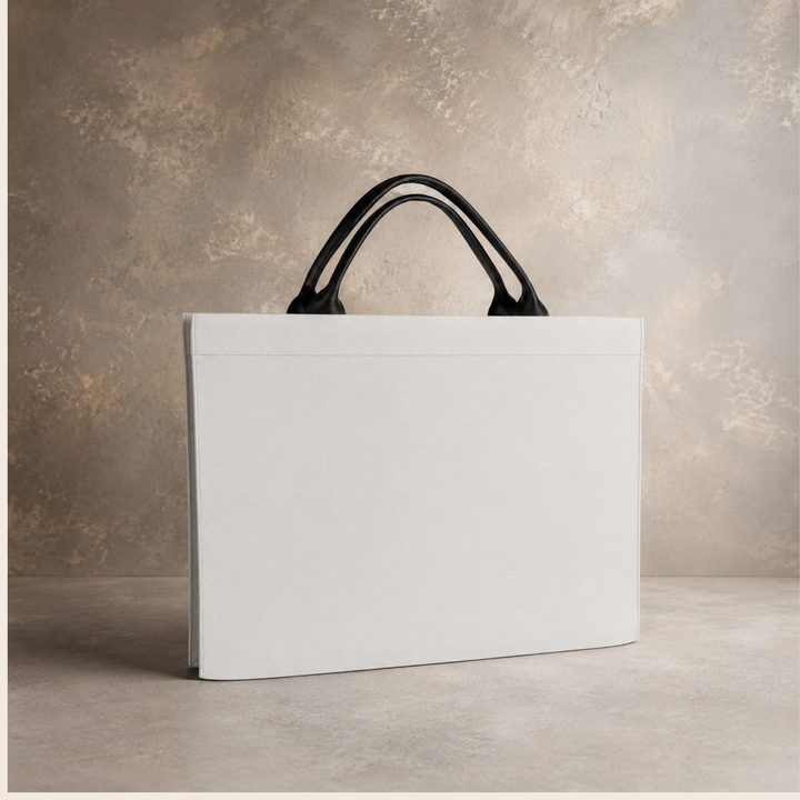 Personalized Bridal Carryall Bag  —   Luxury Weekender & Honeymoon Travel Bag