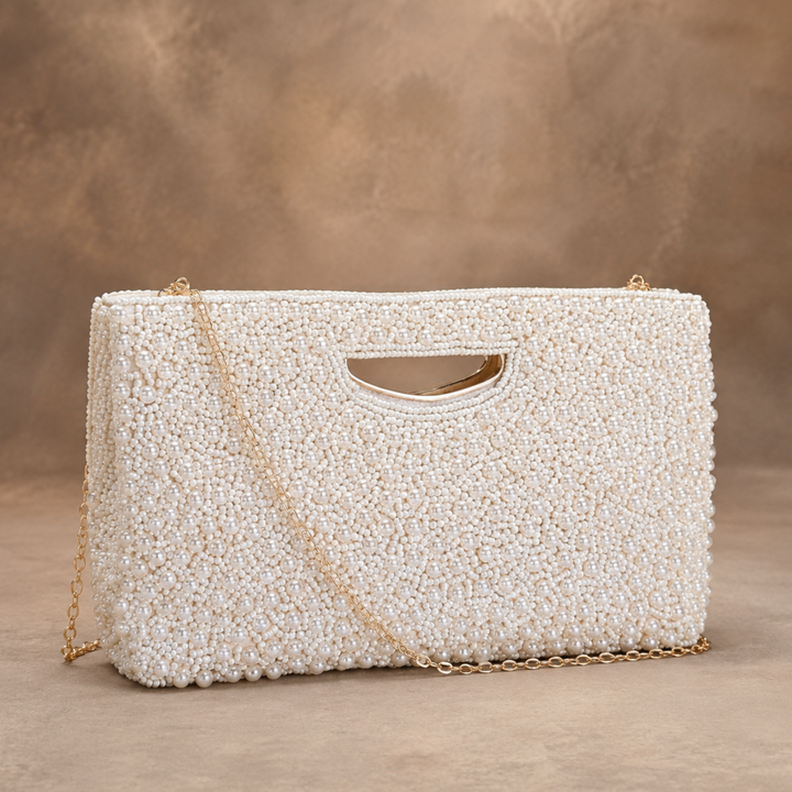 Pearl Heirloom Bridal Clutch