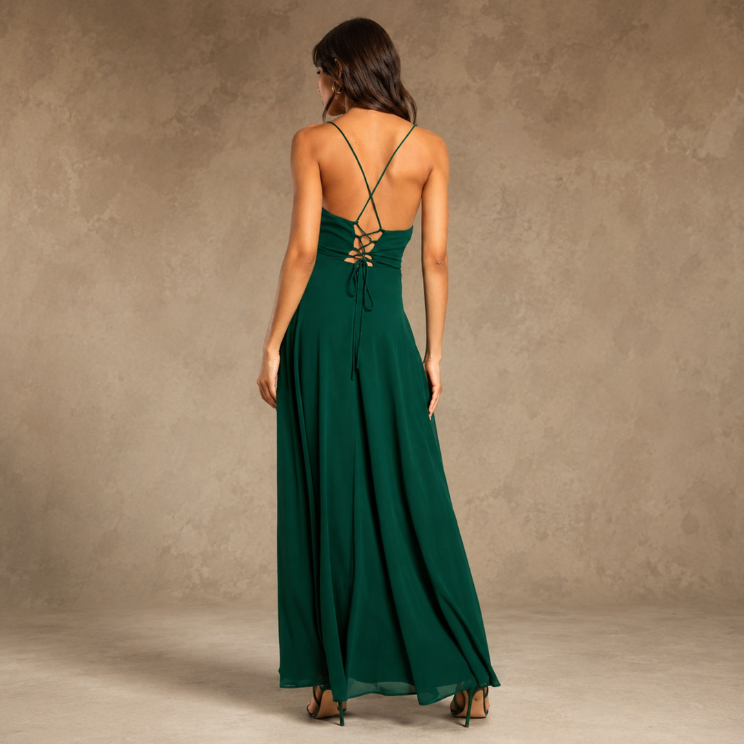 Emerald Embrace Destination Maxi Dress