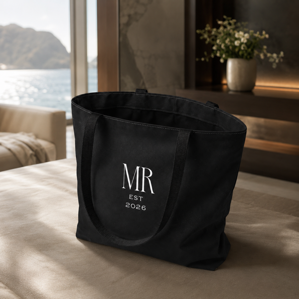 Midnight Union Tote  —  Mr Est 2026 Travel Tote