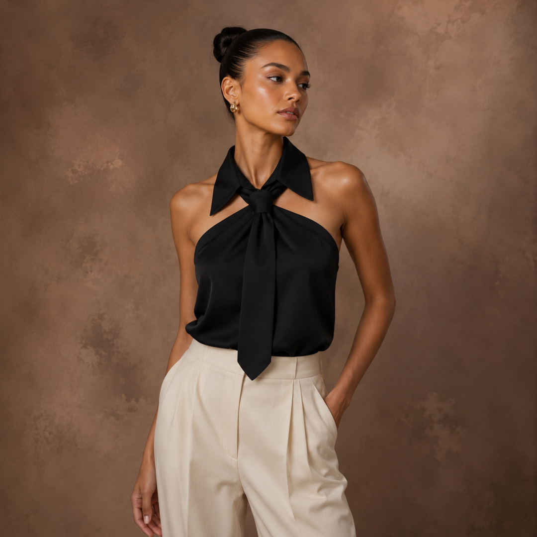 Midnight Society Halter Blouse