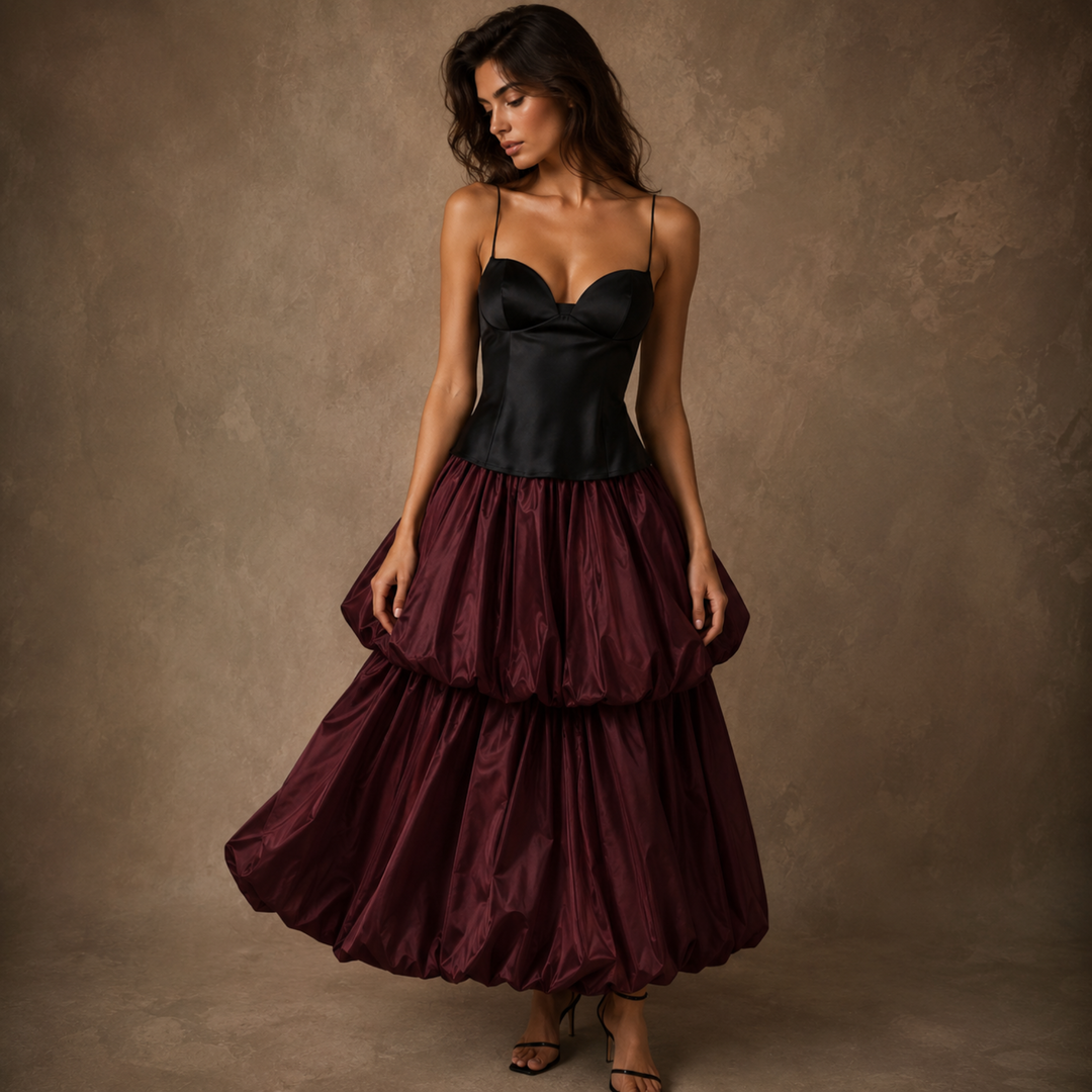 Crimson Promise Couture Bubble Skirt