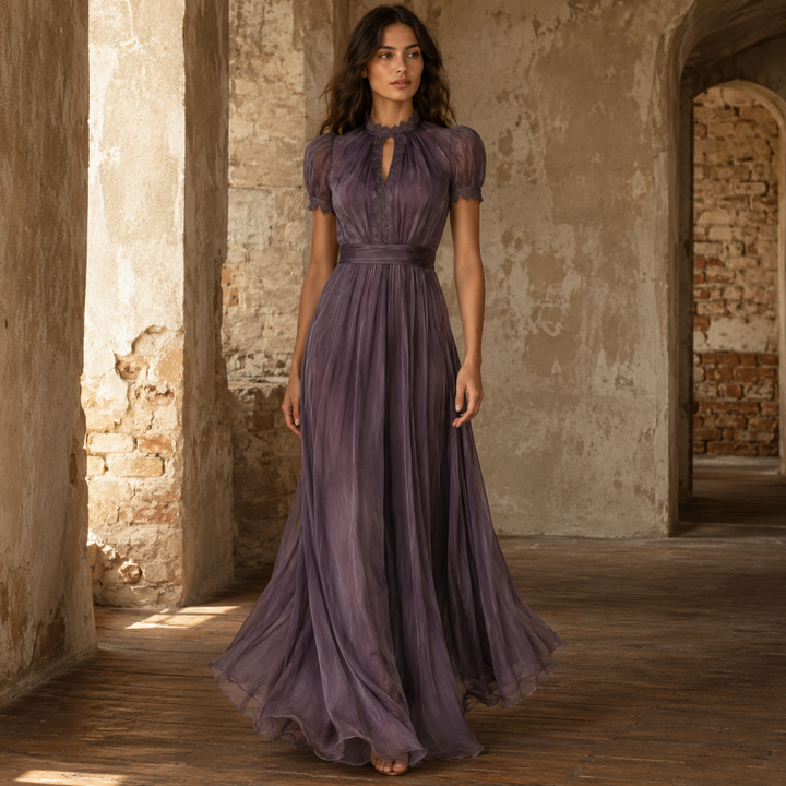 Dust & Roses Whisper Gown