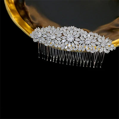 Celestial Bloom Bridal Hair Comb