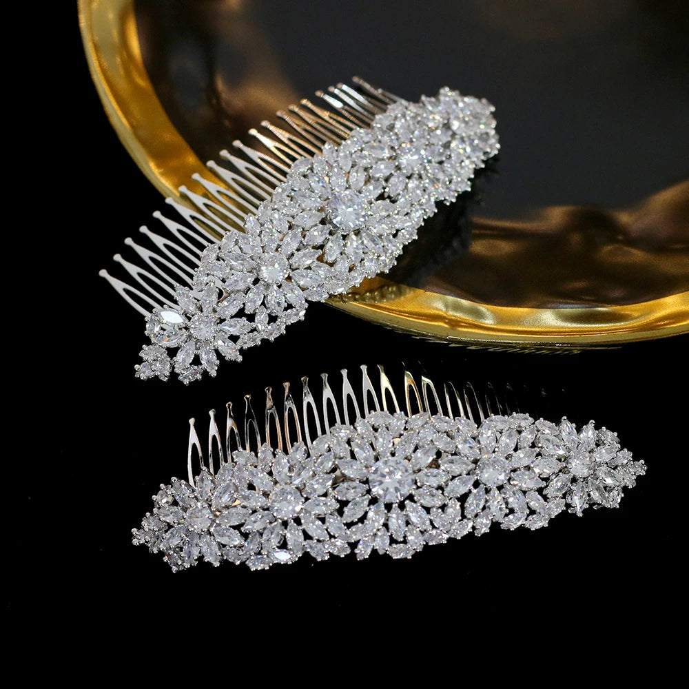 Celestial Bloom Bridal Hair Comb