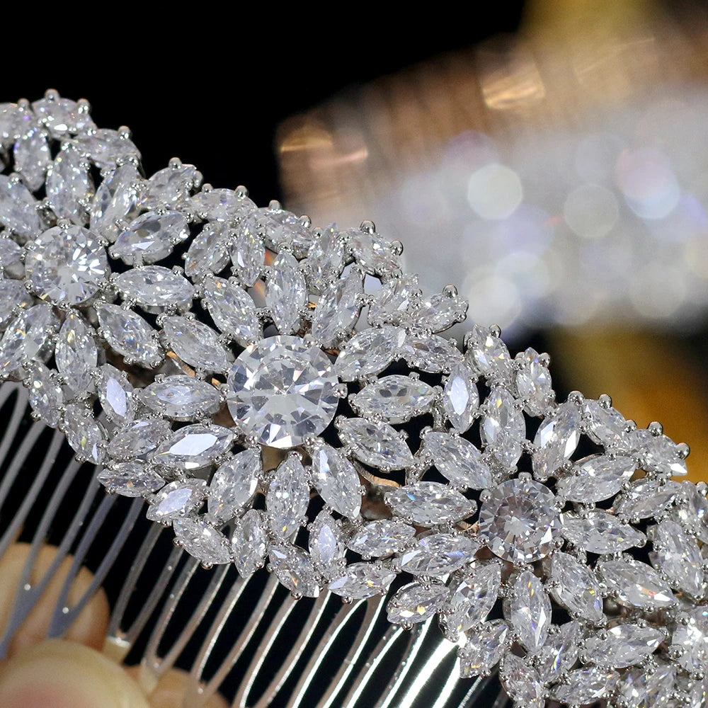 Celestial Bloom Bridal Hair Comb