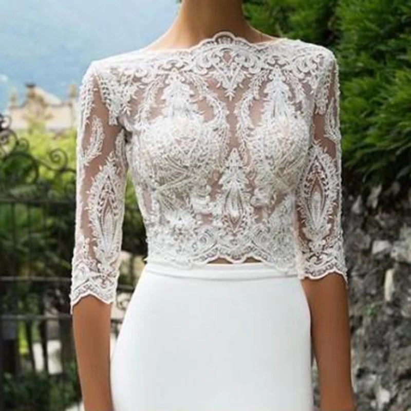 Pearl Union Verona Illusion Lace Mermaid Bridal Gown