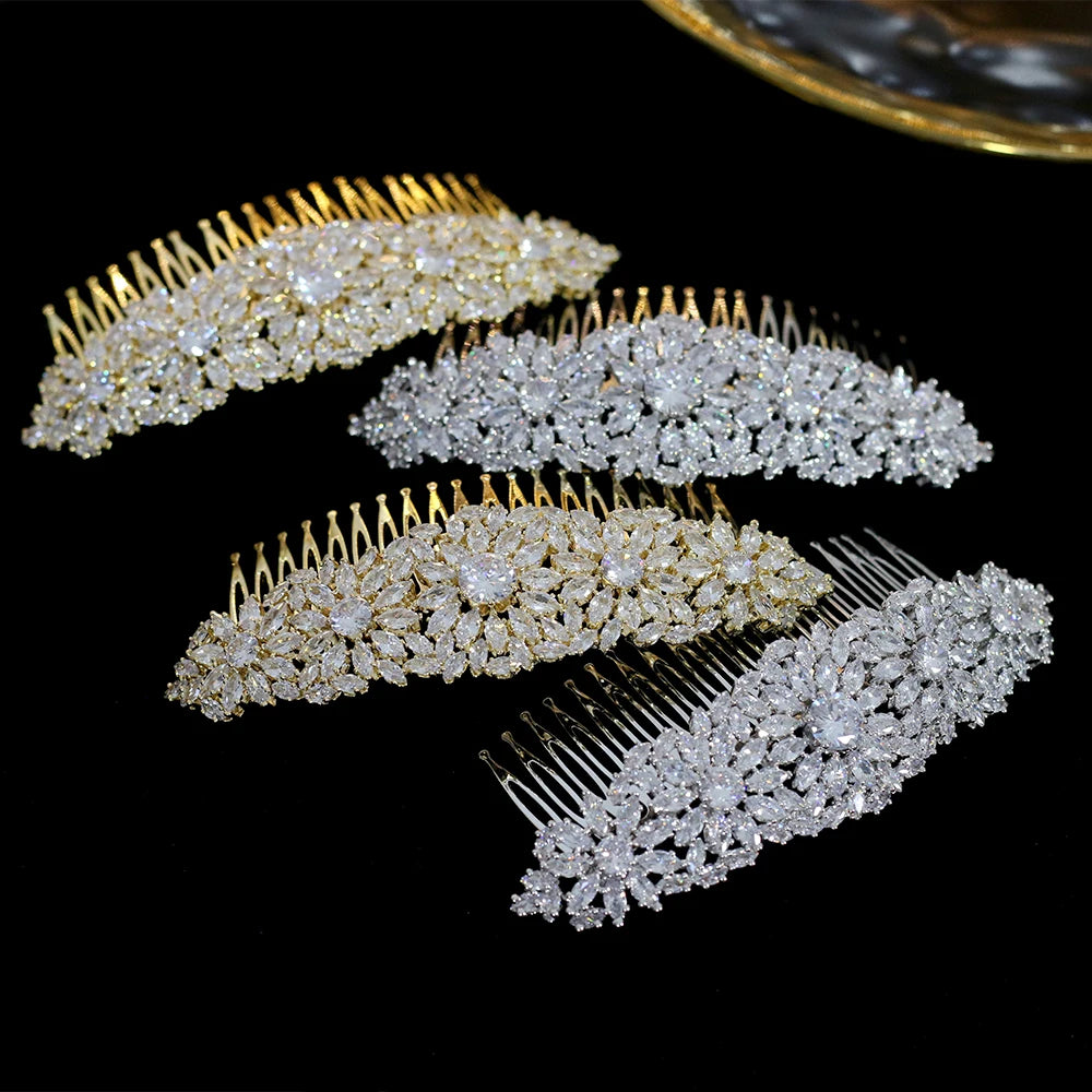 Celestial Bloom Bridal Hair Comb