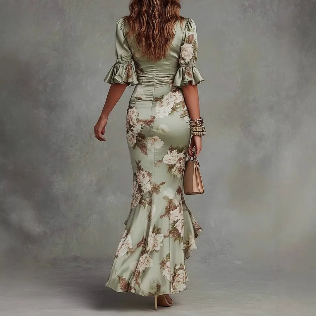 Sage Garden Reverie Maxi Dress