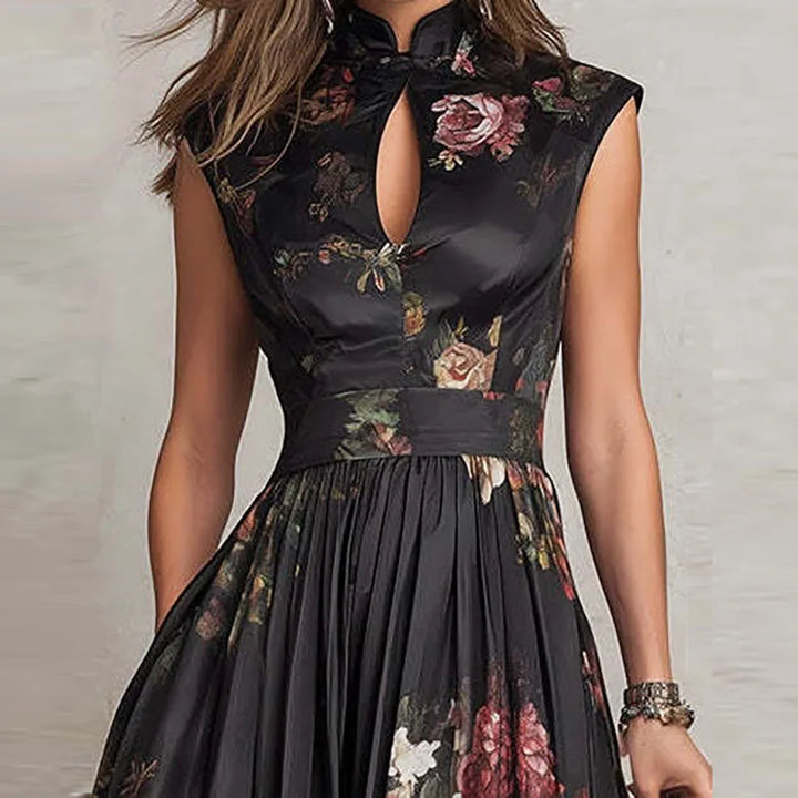Midnight Garden Reverie Midi Dress