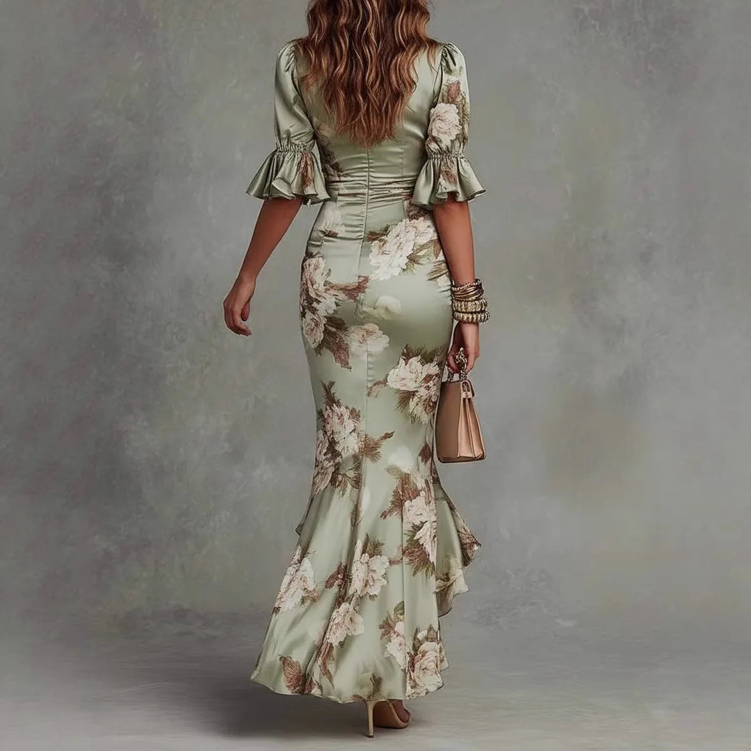 Sage Garden Reverie Maxi Dress