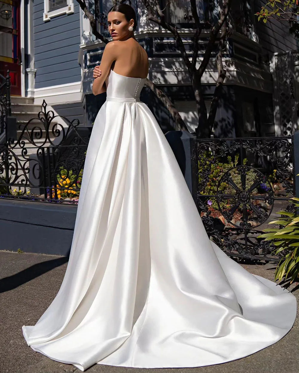 Pearl Union Metropolitan Grace Satin Bridal Gown