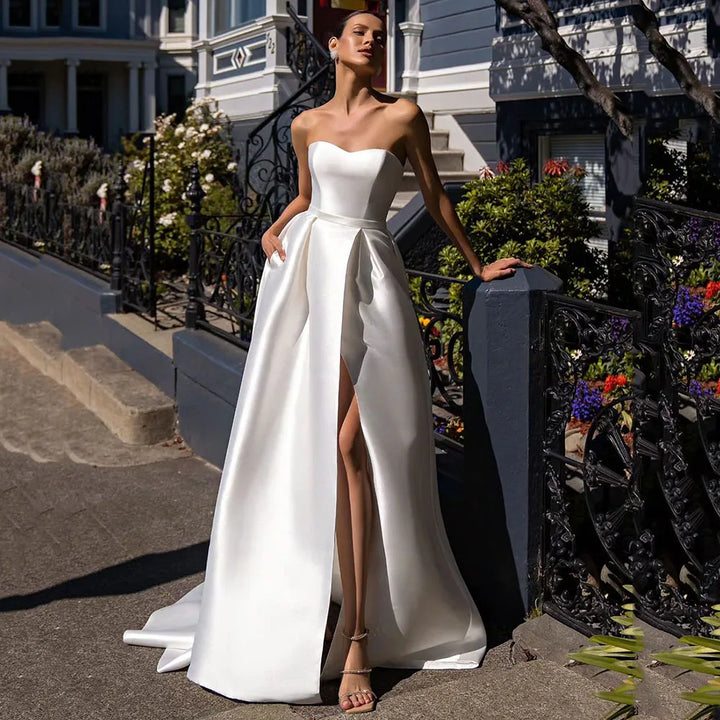 Pearl Union Metropolitan Grace Satin Bridal Gown