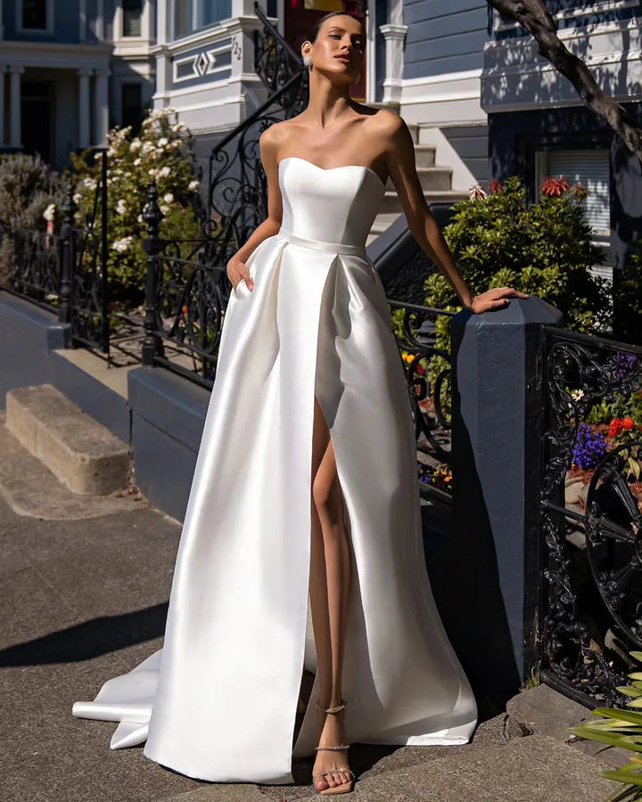 Pearl Union Metropolitan Grace Satin Bridal Gown
