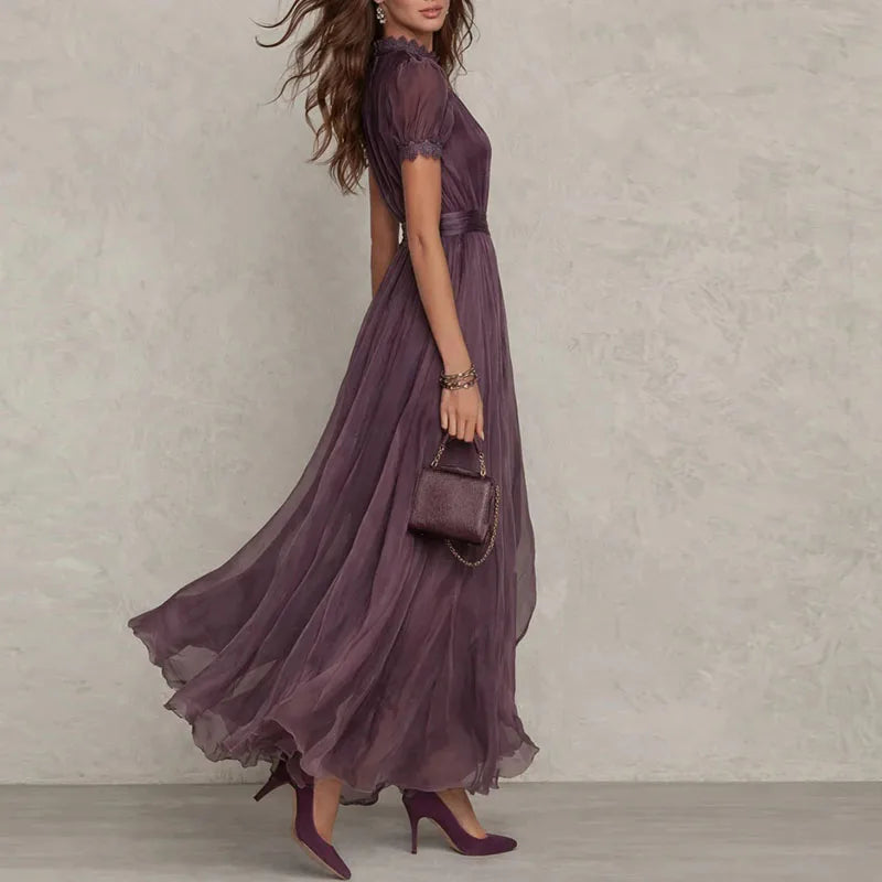 Dust & Roses Whisper Gown
